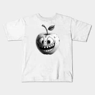 Cartoon jaws apple Kids T-Shirt